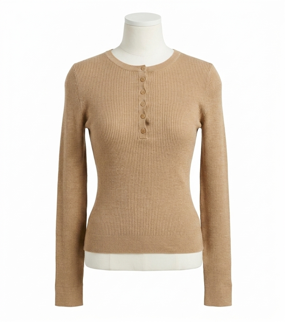 NEW NILI LOTAN kyrie silk sweater in beige